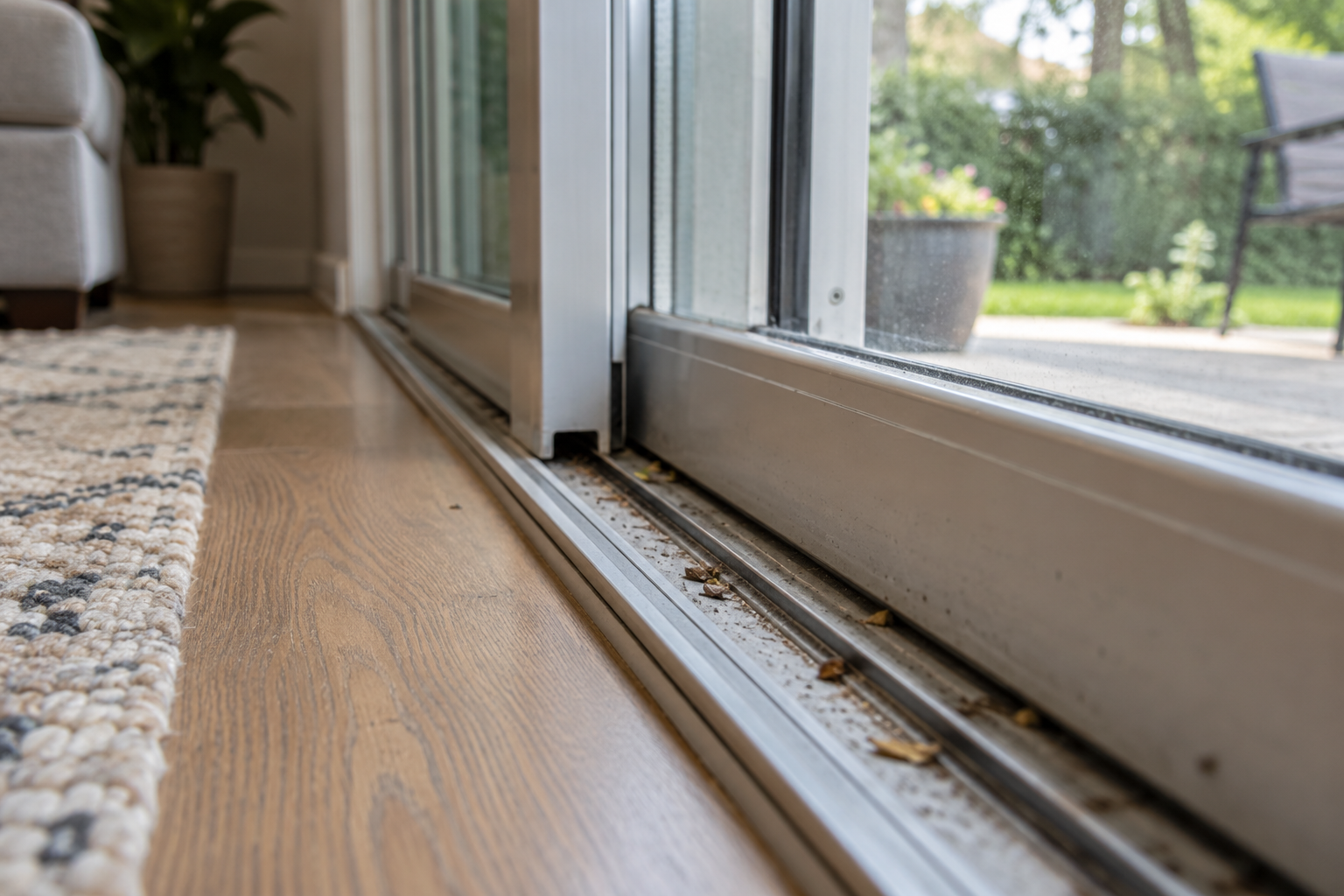 Foto bij Hoe een vastzittende schuifpui weer soepel ging werken na een simpele reparatie
